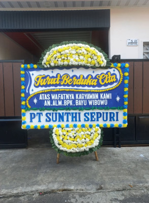 Papan Bunga Duka di Sungaisibam